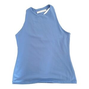 Susana Monaco Light Blue Asymmetrical Tank Top Size XL